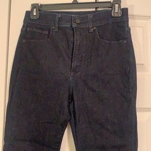 LIKE NEW! Dark wash Express Jeans skinny HIGH rise